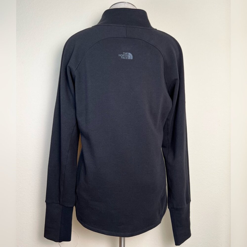 THE NORTH FACE Train N Logo Full Zip Jacket Black Women's Size Medium - Picture 9 of 10